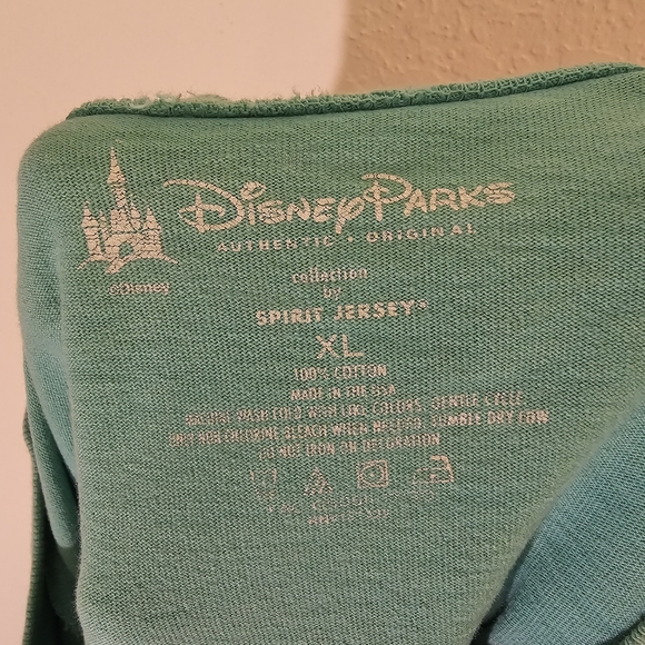 Disney Parks Exclusive Disneyland Resort Mint Green Spirit Jersey Rare - Picture 3 of 6